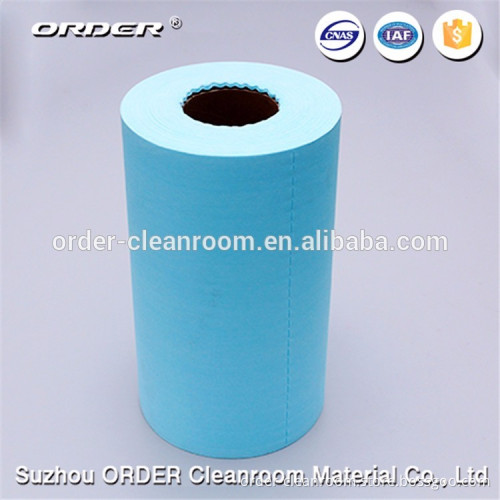 High quality nonwoven disposable low lint smear free wipes